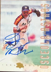 James Mouton Autographed 1994 Classic Best Gold #136 Houston Astros Card