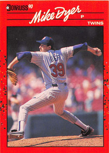 1990 Donruss #642 Mike Dyer NM-MT RC Rookie Minnesota Twins 
