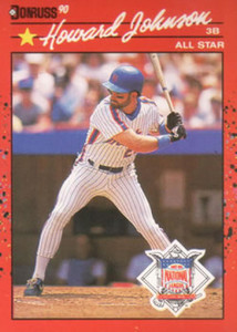 1990 Donruss #654b Howard Johnson AS NM-MT New York Mets 