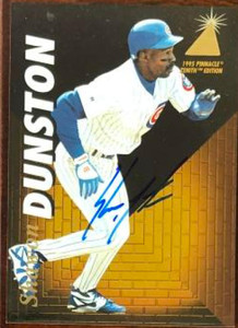 Shawon Dunston Autographed 1995 Zenith #99