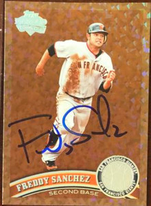 Freddy Sanchez Autographed 2011 Topps Diamond Anniversary Cognac #260 Freddy Sanchez Autographed 2011 Topps Diamond Anniversary Cognac #260