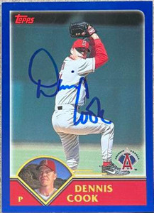 Dennis Cook Autographed 2003 Topps #12