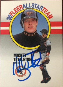 Mickey Tettleton Autographed 1990 Fleer All-Star Team #12