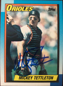 Mickey Tettleton Autographed 1990 Topps #275