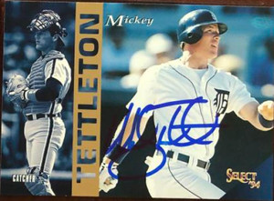 Mickey Tettleton Autographed 1994 Score Select #331