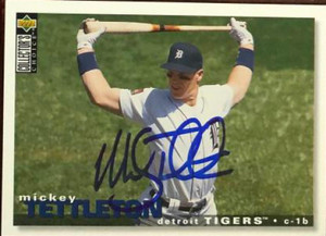 Mickey Tettleton Autographed 1995 Collector's Choice #474