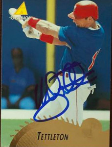 Mickey Tettleton Autographed 1995 Pinnacle #375