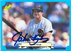John Kruk Autographed 1988 Classic Blue #203