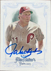 John Kruk Autographed 2013 Topps Allen & Ginter #333
