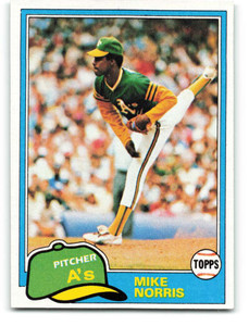 1981 Topps #55 Mike Norris VG Oakland Athletics 