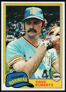 1981 Topps #57 Dave Roberts VG Seattle Mariners 