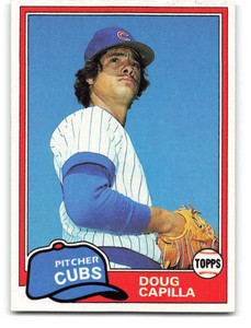 1981 Topps #136 Doug Capilla VG Chicago Cubs 