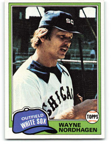 1981 Topps #186 Wayne Nordhagen VG Chicago White Sox 