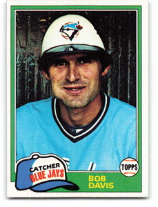 1981 Topps #221 Bob Davis VG Toronto Blue Jays 