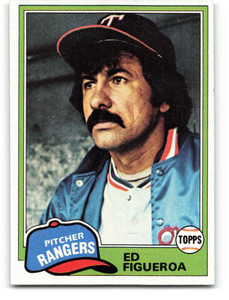 1981 Topps #245 Ed Figueroa VG Texas Rangers 