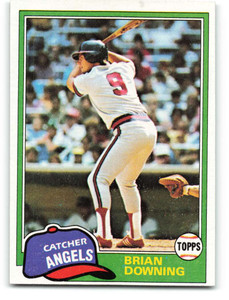 1981 Topps #263 Brian Downing VG California Angels 