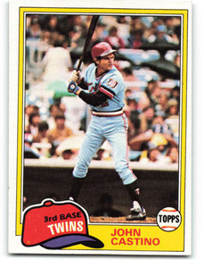 1981 Topps #304 John Castino VG Minnesota Twins 