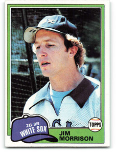 1981 Topps #323 Jim Morrison DP VG Chicago White Sox 