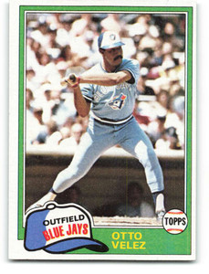 1981 Topps #351 Otto Velez VG Toronto Blue Jays 