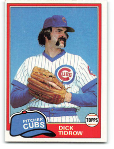 1981 Topps #352 Dick Tidrow DP VG Chicago Cubs 