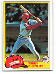 1981 Topps #353 Terry Kennedy VG St. Louis Cardinals 