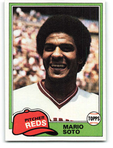 1981 Topps #354 Mario Soto VG Cincinnati Reds 