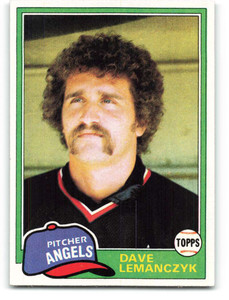 1981 Topps #391 Dave Lemanczyk DP VG California Angels 