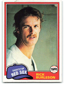 1981 Topps #455 Rick Burleson VG Boston Red Sox 