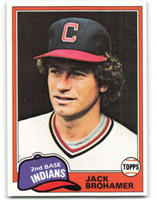 1981 Topps #462 Jack Brohamer VG Cleveland Indians 
