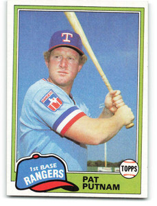 1981 Topps #498 Pat Putnam VG Texas Rangers 
