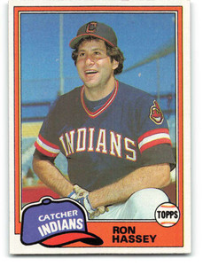 1981 Topps #564 Ron Hassey DP VG Cleveland Indians 
