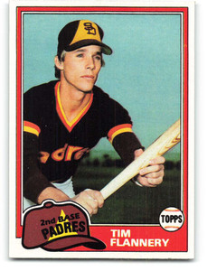 1981 Topps #579 Tim Flannery VG San Diego Padres 