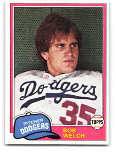 1981 Topps #624 Bob Welch VG Los Angeles Dodgers 