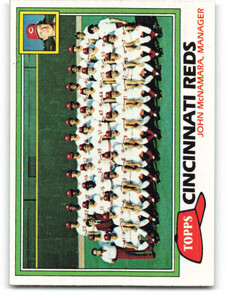 1981 Topps #677 Reds Team/John McNamara MG VG Cincinnati Reds 
