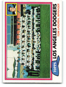 1981 Topps #679 Dodgers Team/Tommy Lasorda MG VG Los Angeles Dodgers 
