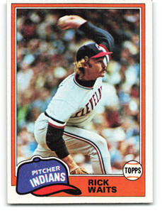 1981 Topps #697 Rick Waits VG Cleveland Indians 