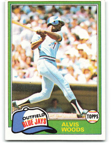 1981 Topps #703 Alvis Woods VG Toronto Blue Jays 