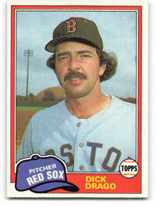 1981 Topps #647 Dick Drago VG Boston Red Sox 