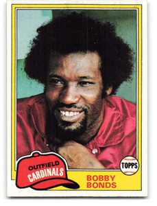 1981 Topps #635 Bobby Bonds VG St. Louis Cardinals 