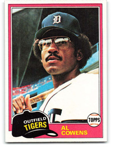 1981 Topps #123 Al Cowens VG Detroit Tigers 