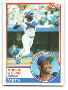 1983 Topps #55 Mookie Wilson VG New York Mets 