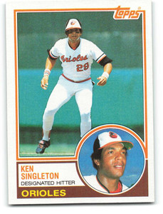 1983 Topps #85 Ken Singleton VG Baltimore Orioles 
