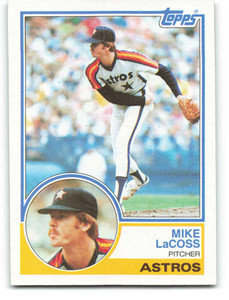 1983 Topps #92 Mike LaCoss VG Houston Astros 