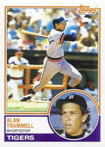 1983 Topps #95 Alan Trammell VG Detroit Tigers 