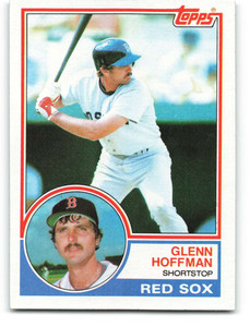 1983 Topps #108 Glenn Hoffman VG Boston Red Sox 
