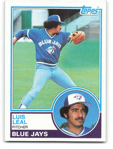 1983 Topps #109 Luis Leal VG Toronto Blue Jays 