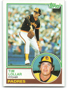 1983 Topps #185 Tim Lollar VG San Diego Padres 