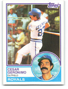 1983 Topps #194 Cesar Geronimo VG Kansas City Royals 