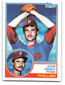 1983 Topps #211 John Denny VG Philadelphia Phillies 