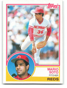1983 Topps #215 Mario Soto VG Cincinnati Reds 